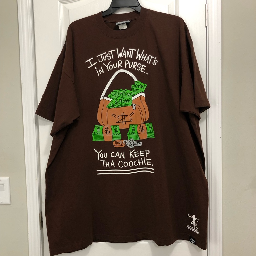 Vintage Y2K Algierz Hip Hop T-shirt 5XL Houston H Town Rap Tee Streetwear Z-ro